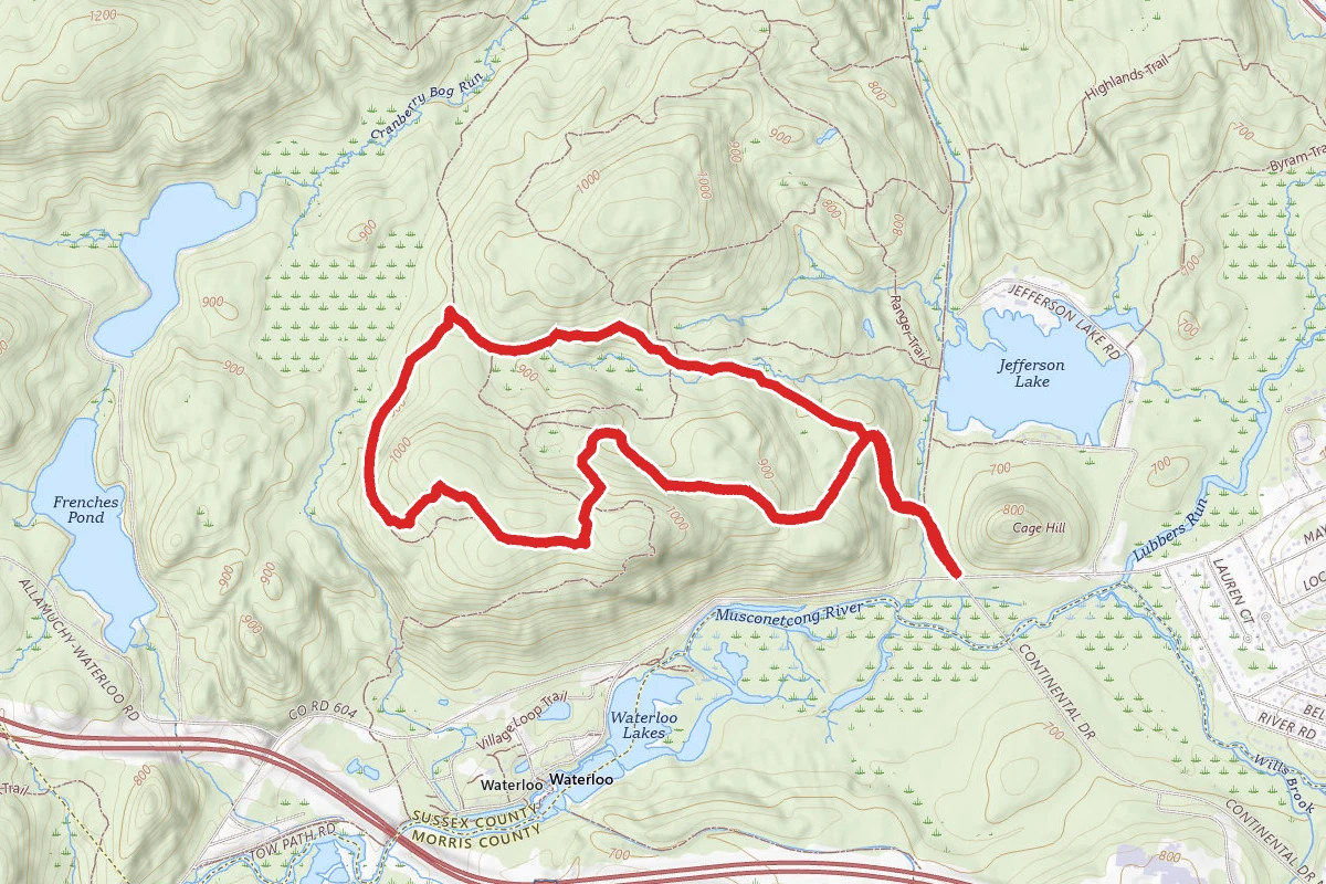 Allamuchy Trail Yellow Loop