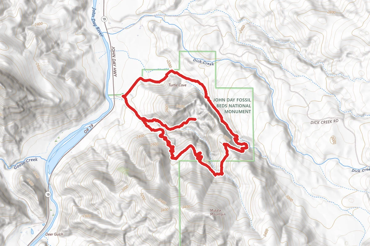 Blue Basin Overlook Trail