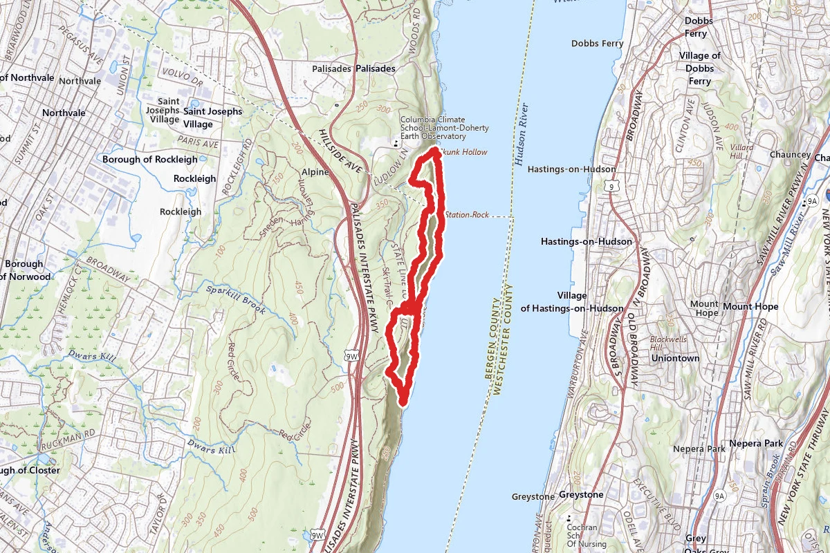 White Shore and Long Path Loop Trail