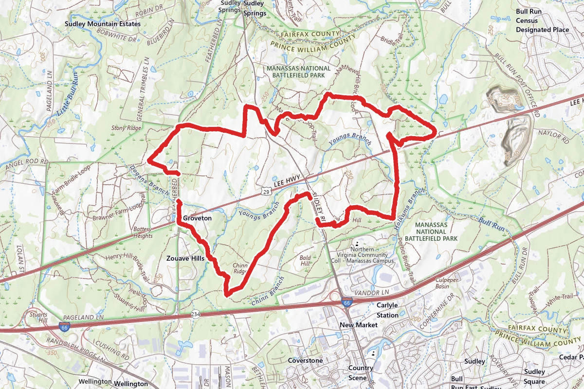 First and Second Battle of Manassas Loop Trail