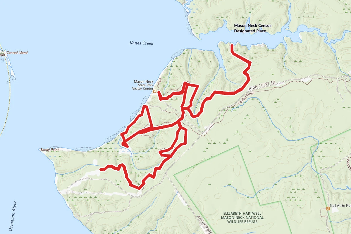 Eagle Spur, Dogue and Bayview Trail