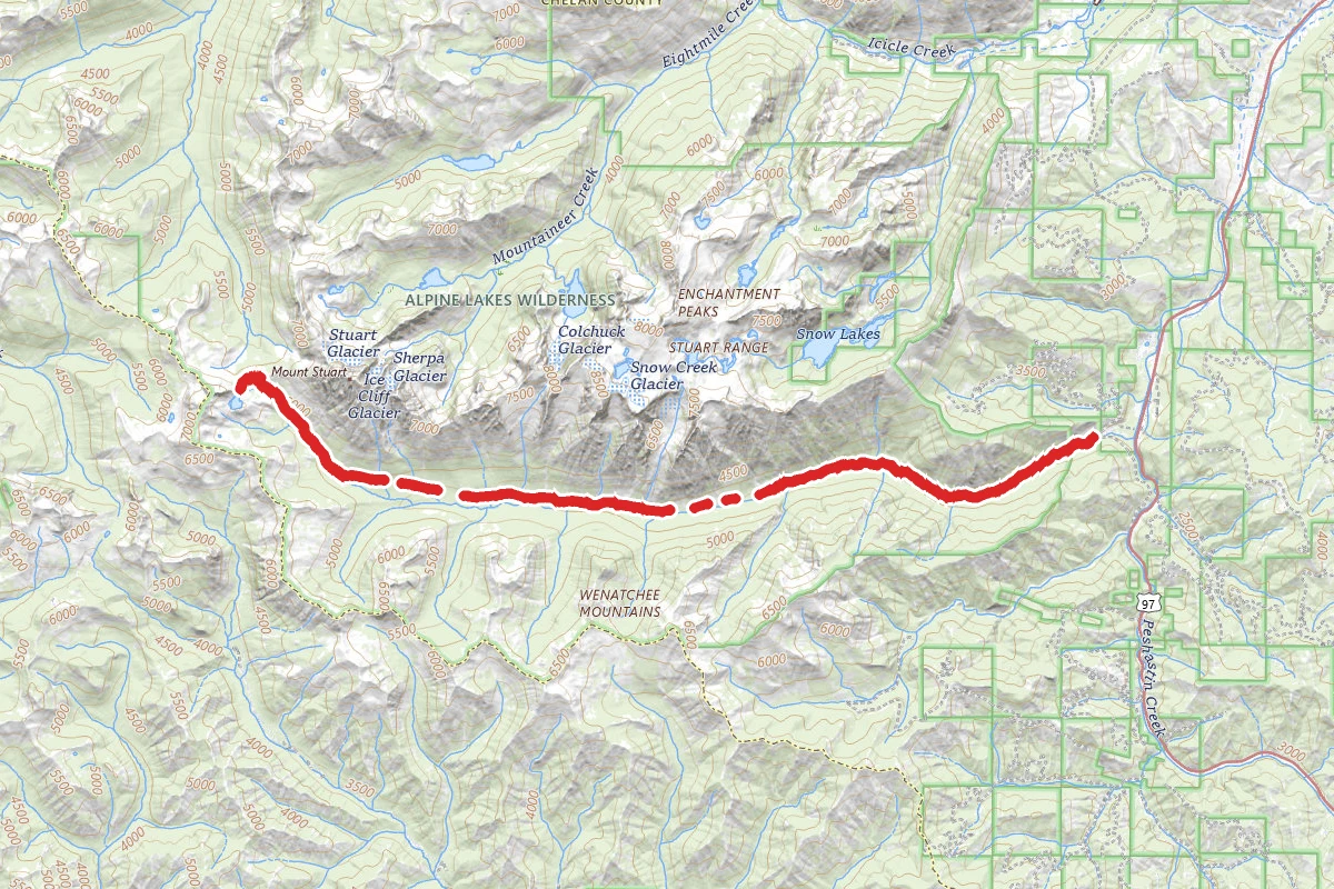 Ingalls Creek Trail to Lake Ingalls