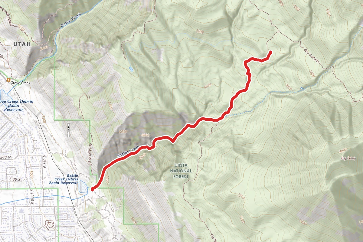 Battle Creek Falls Trail