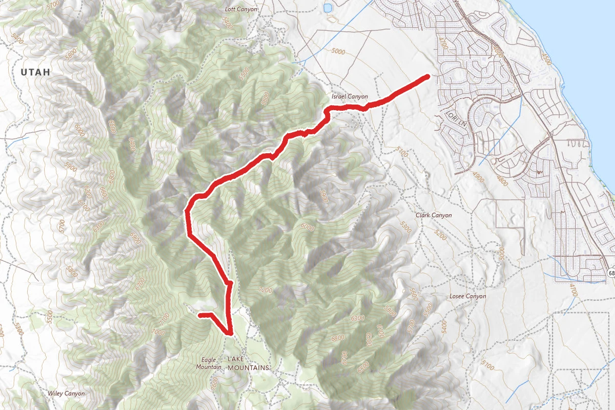 Israel Canyon Trail