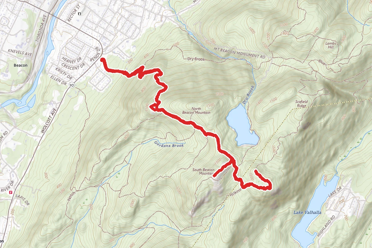South Beacon and Scofield Overlook via Casino Trail