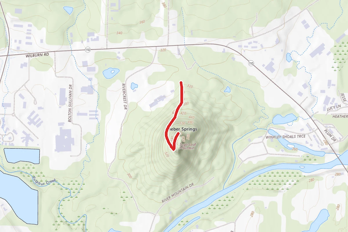 Sugarloaf Mountain Summit Trail