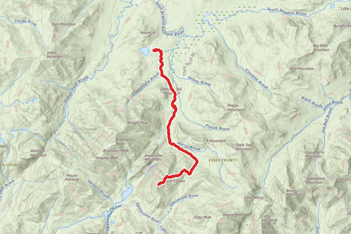 Mount Colden via Van Hoevenberg Trail