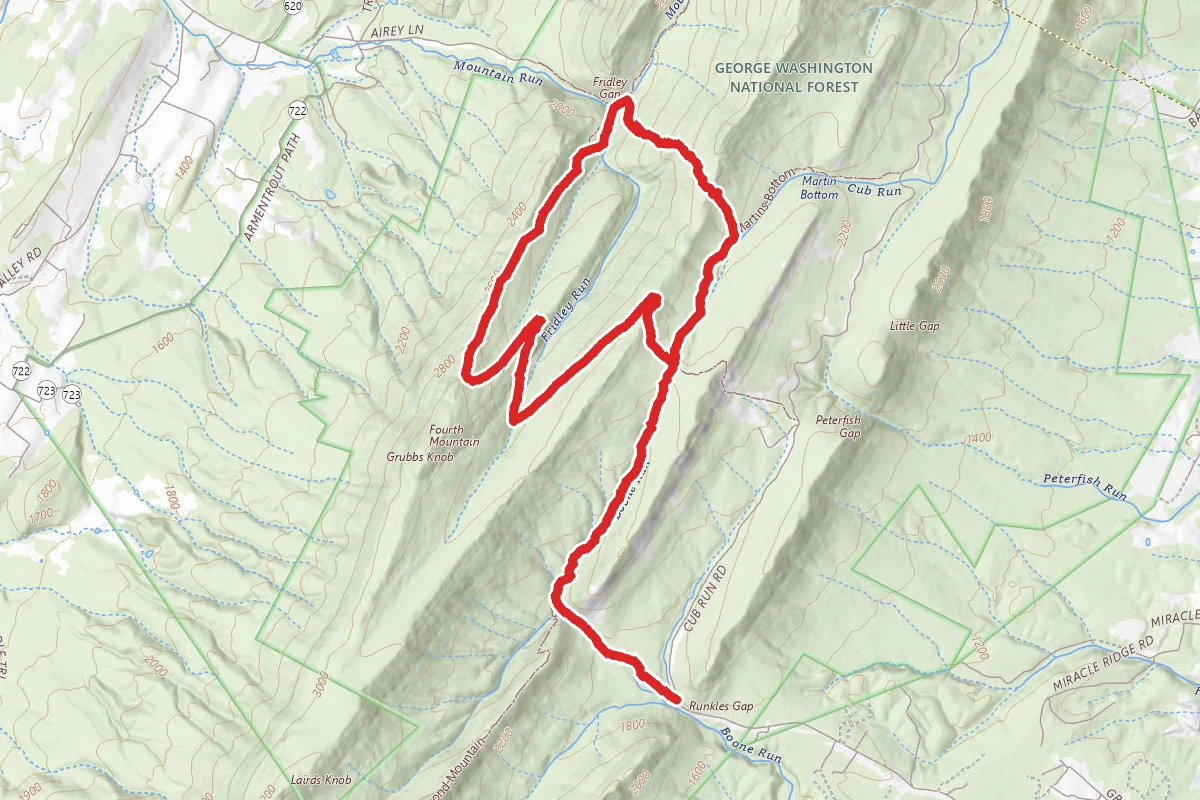 Fridley Gap Trail