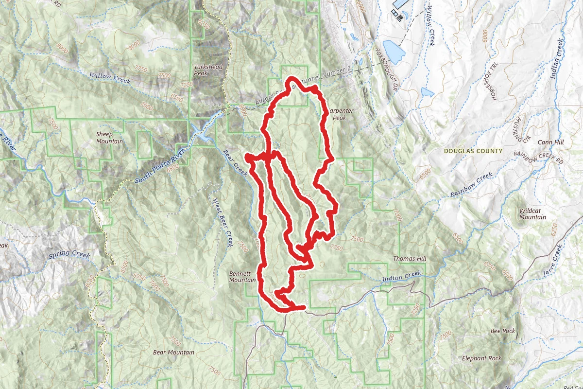Indian Creek and Steven's Gulch Loop Trail