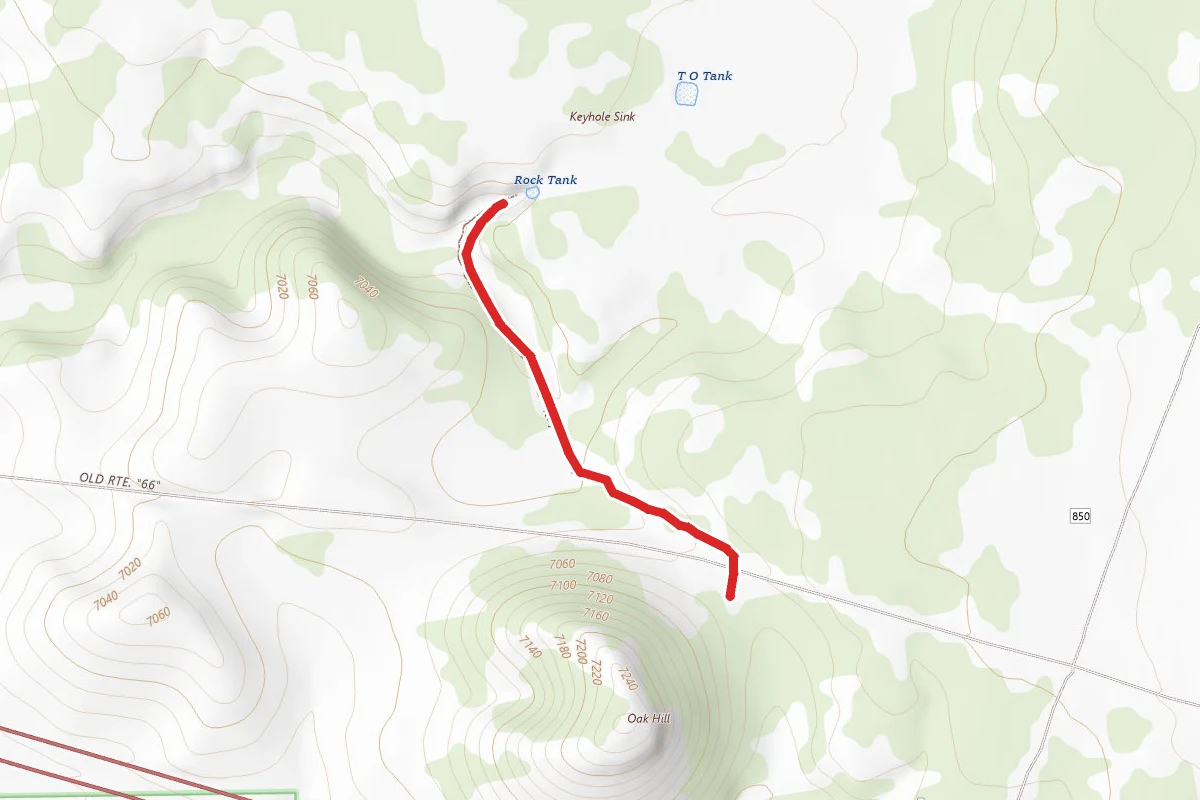 Keyhole Sink Trail