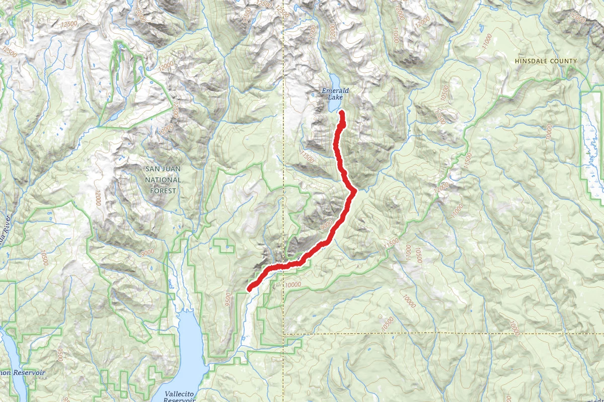 Pinos River Trail to Emerald Lake