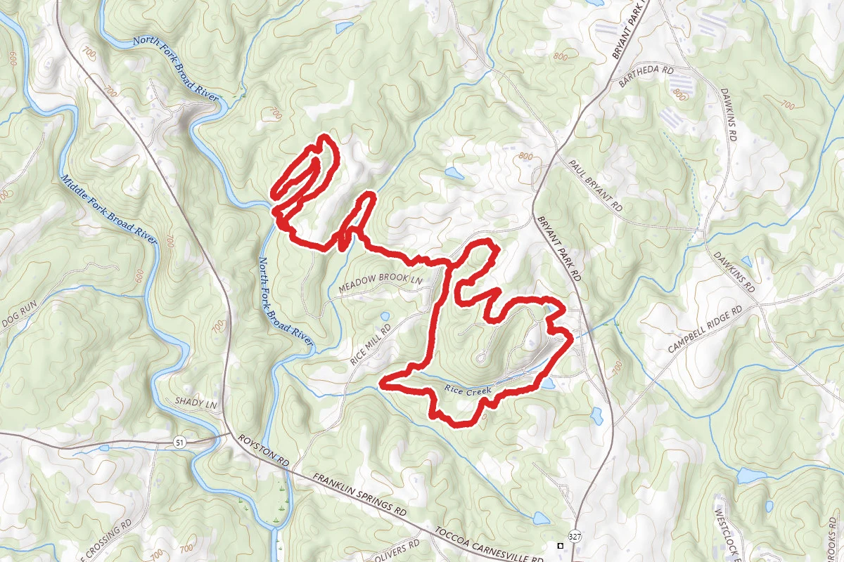 Victoria Bryant State Park Trails