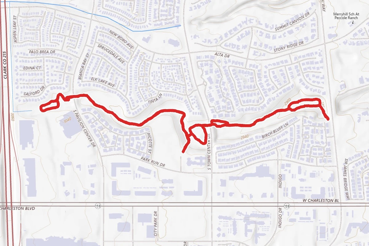 Summerlin Cottonwood Canyon Park Trail