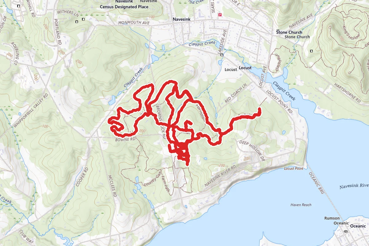 Huber Woods County Park Trails