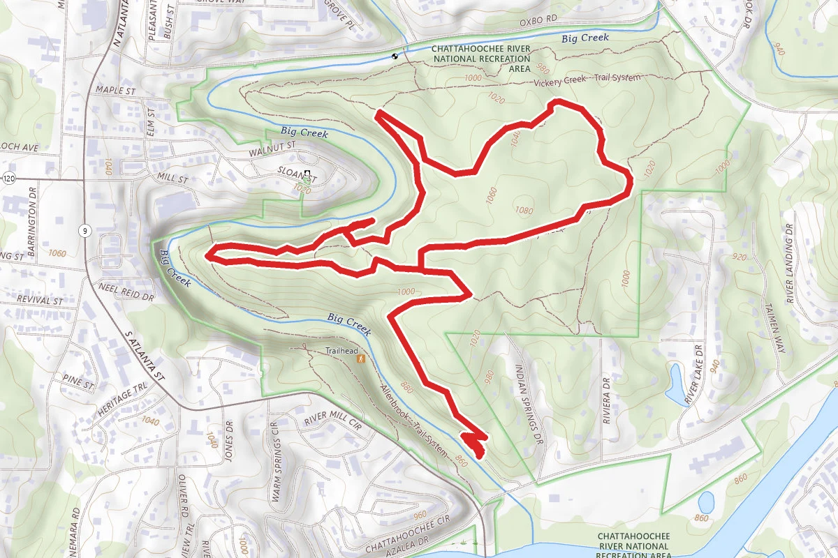 Vickery Creek Trail