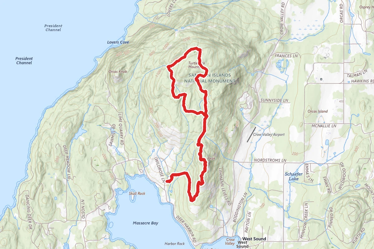 Turtleback Mountain South Trail