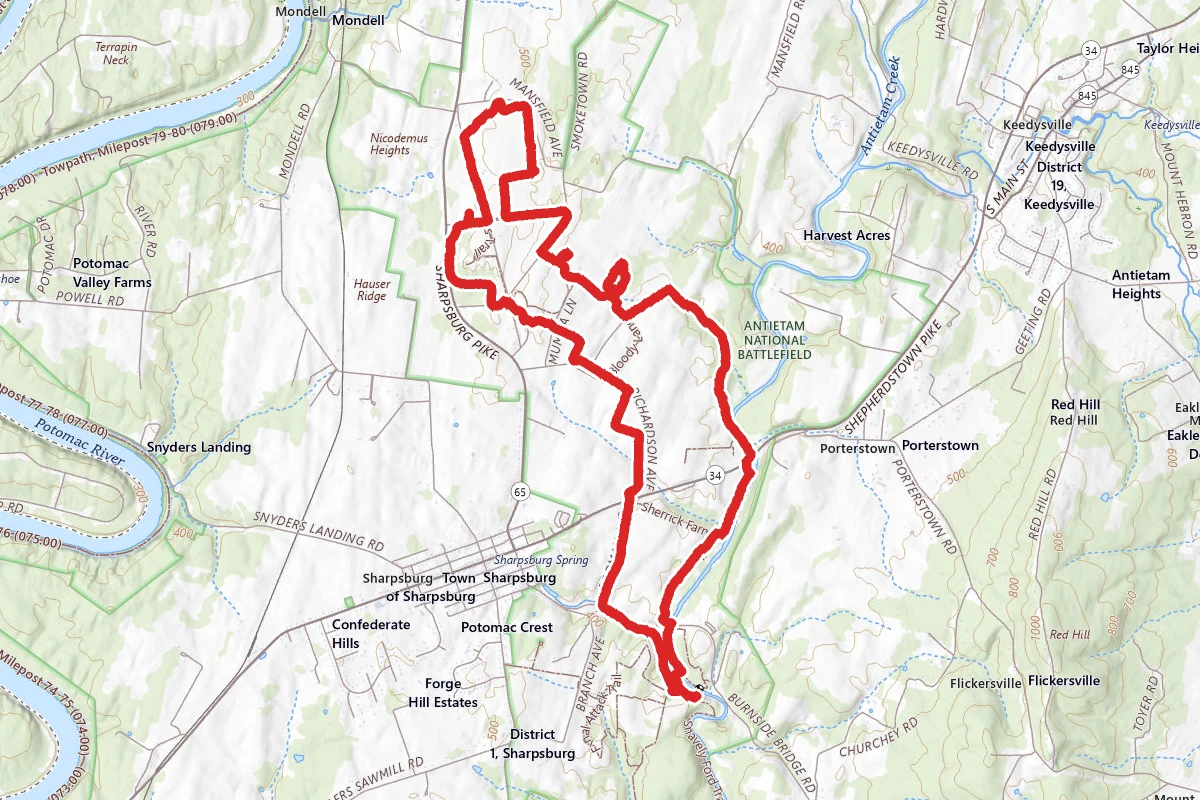 Snavely Ford Antietam National Battlefield Trail