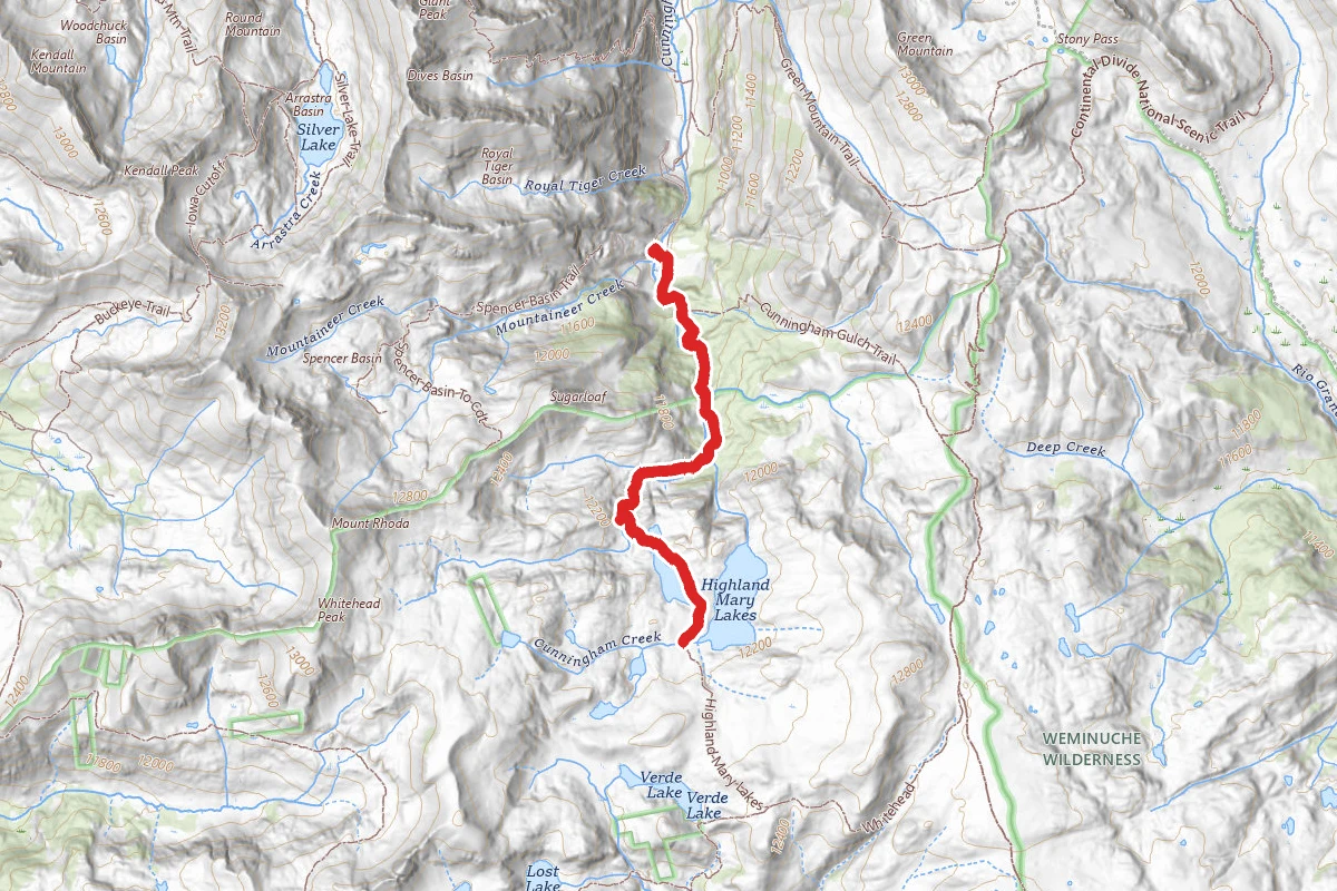 Highland Mary Lake Trail
