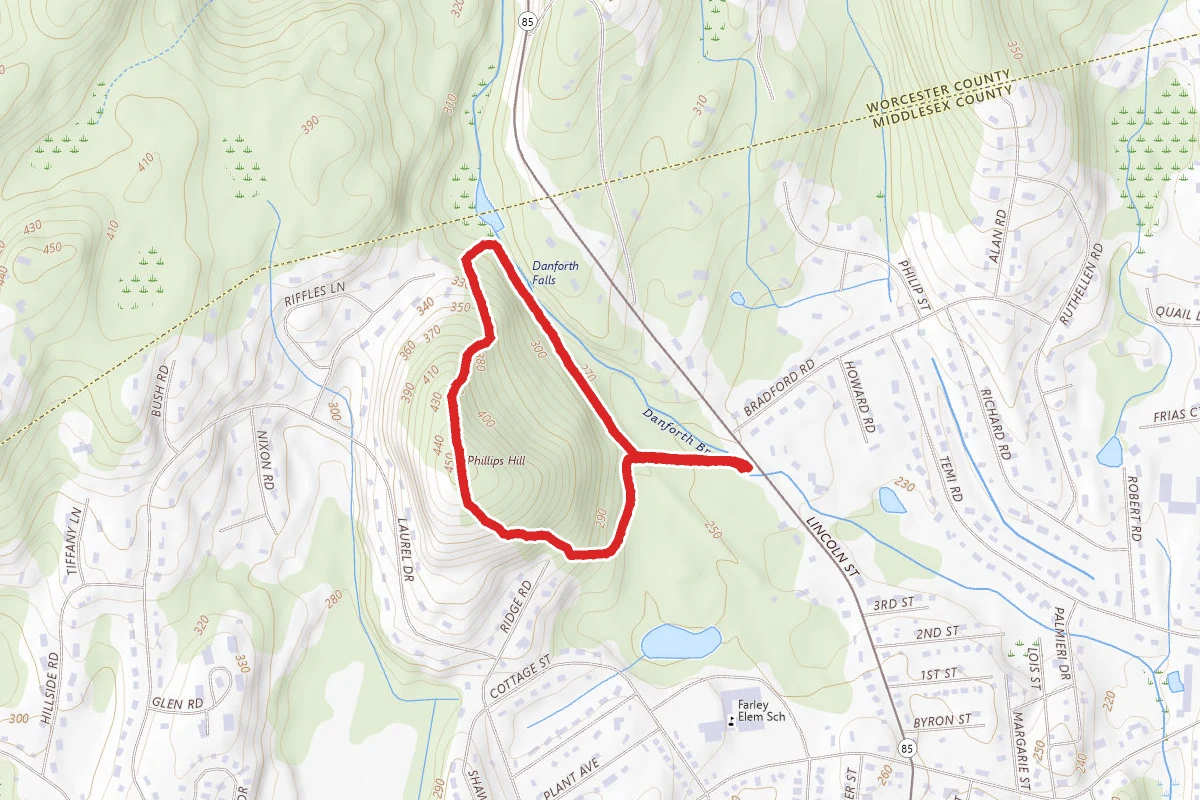 Danforth Falls Loop Trail
