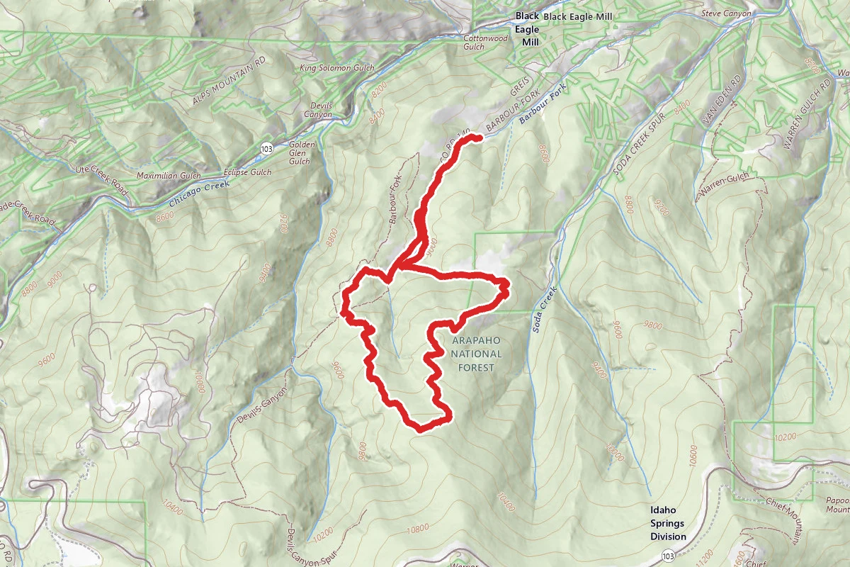 Barbour Forks Trail