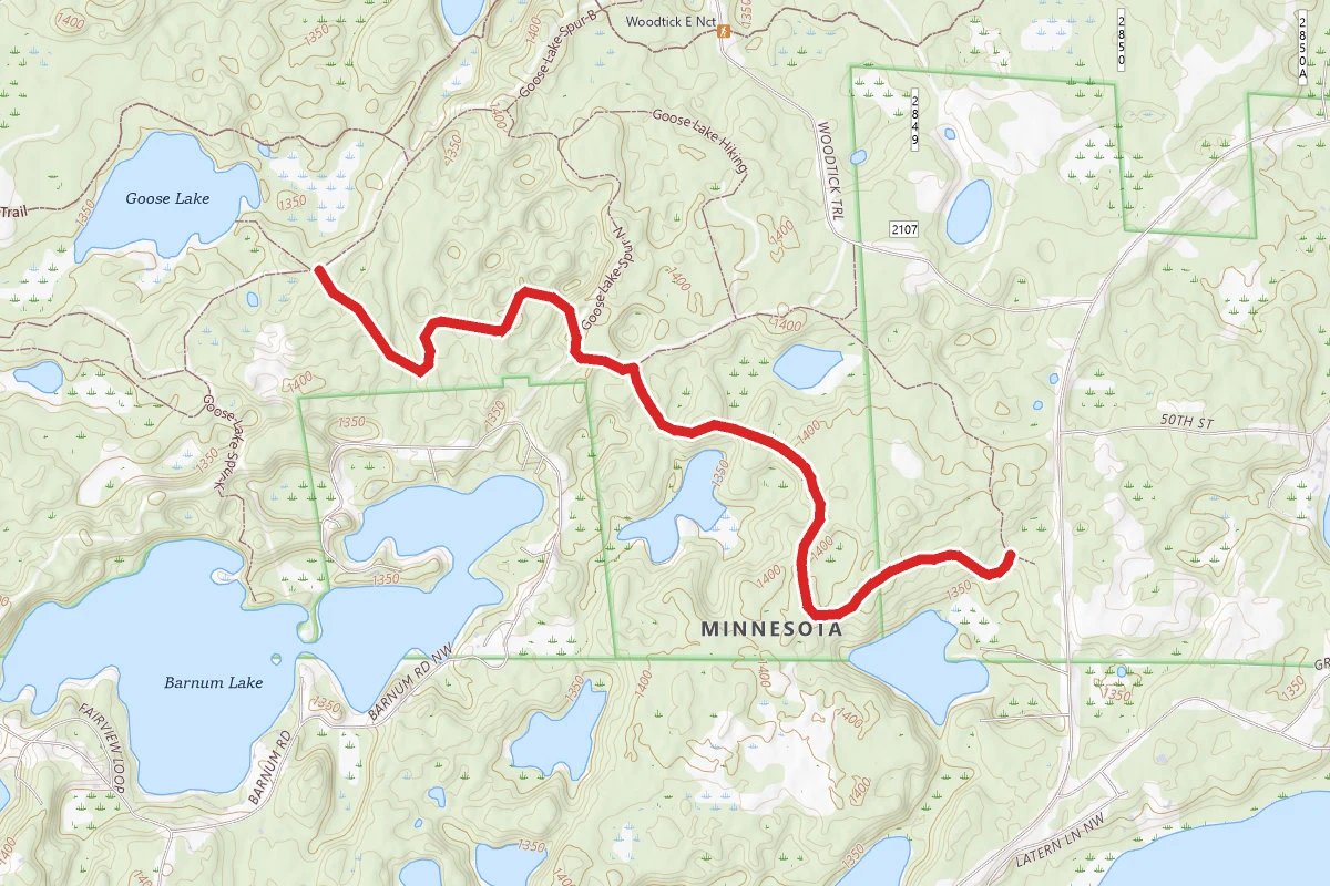 Goose Lake Spur L-Ski