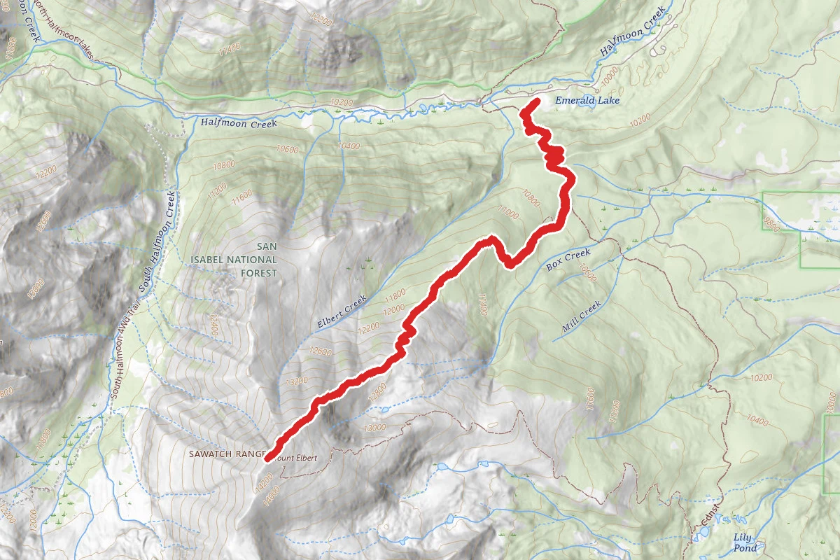 North Mount Elbert Trail