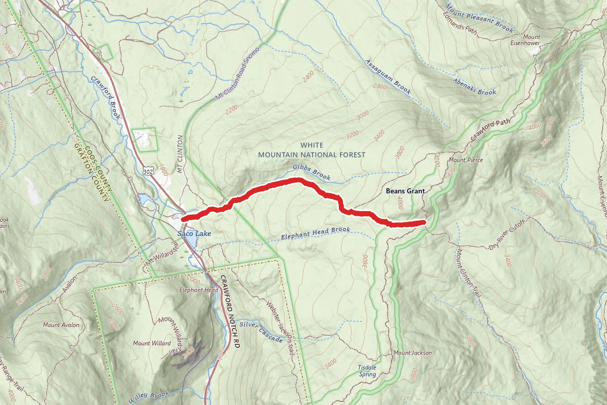 Mizpah Springs Hut Trail