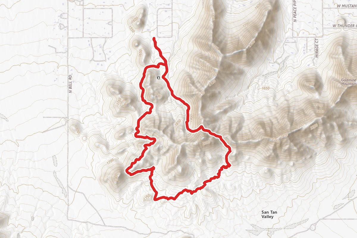 Dynamite and Goldmine Trail Loop