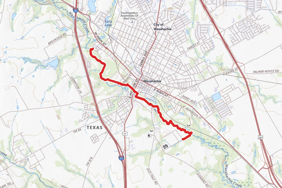 Waxahachie Creek Hike and Bike Trail