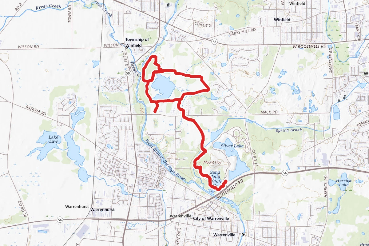 Regional, Bobolink, and Catbird Trail Loop