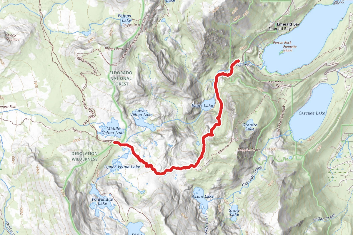 Middle Velma Lake Trail