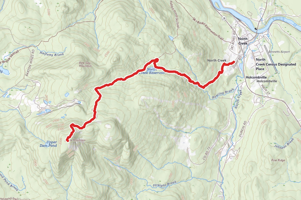 Gore Mountain via Schaefer Trail