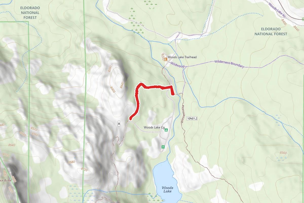 Woods Lake Campground Trail