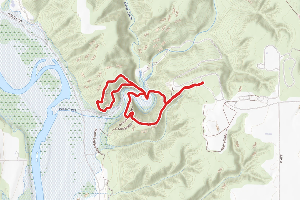 Canyon Road and Table Rock Loop from Canyon Road