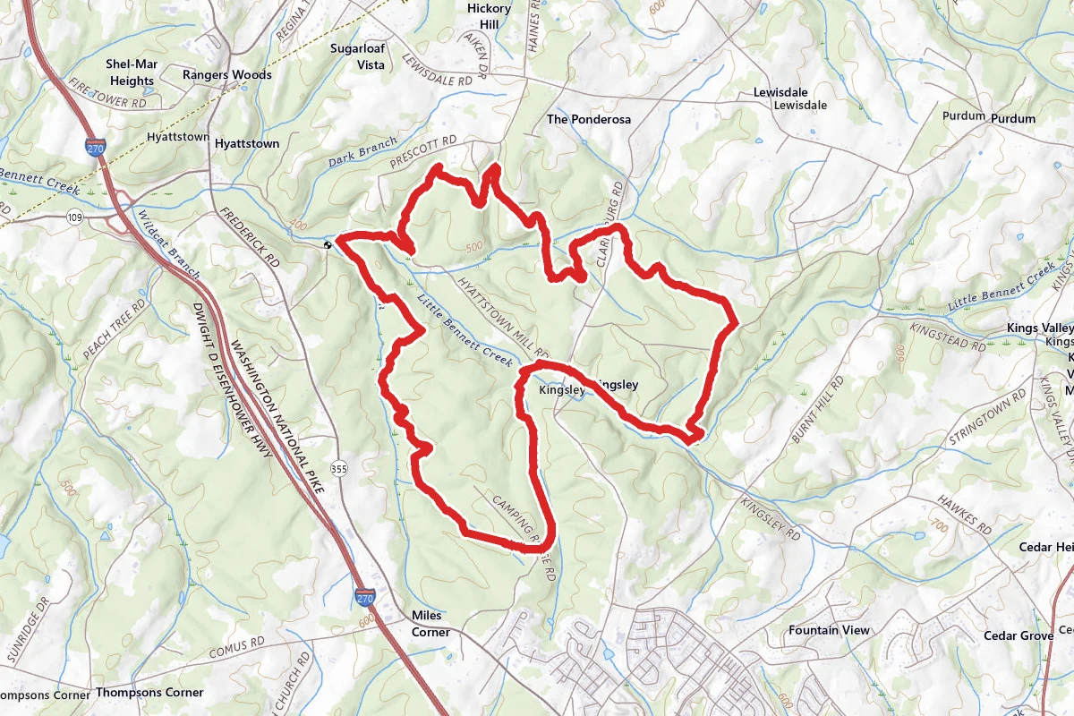 Stoney Brook, Whitetail, Pine Grove, Timber Ridge, Browning Run, Purdum, Kingsley