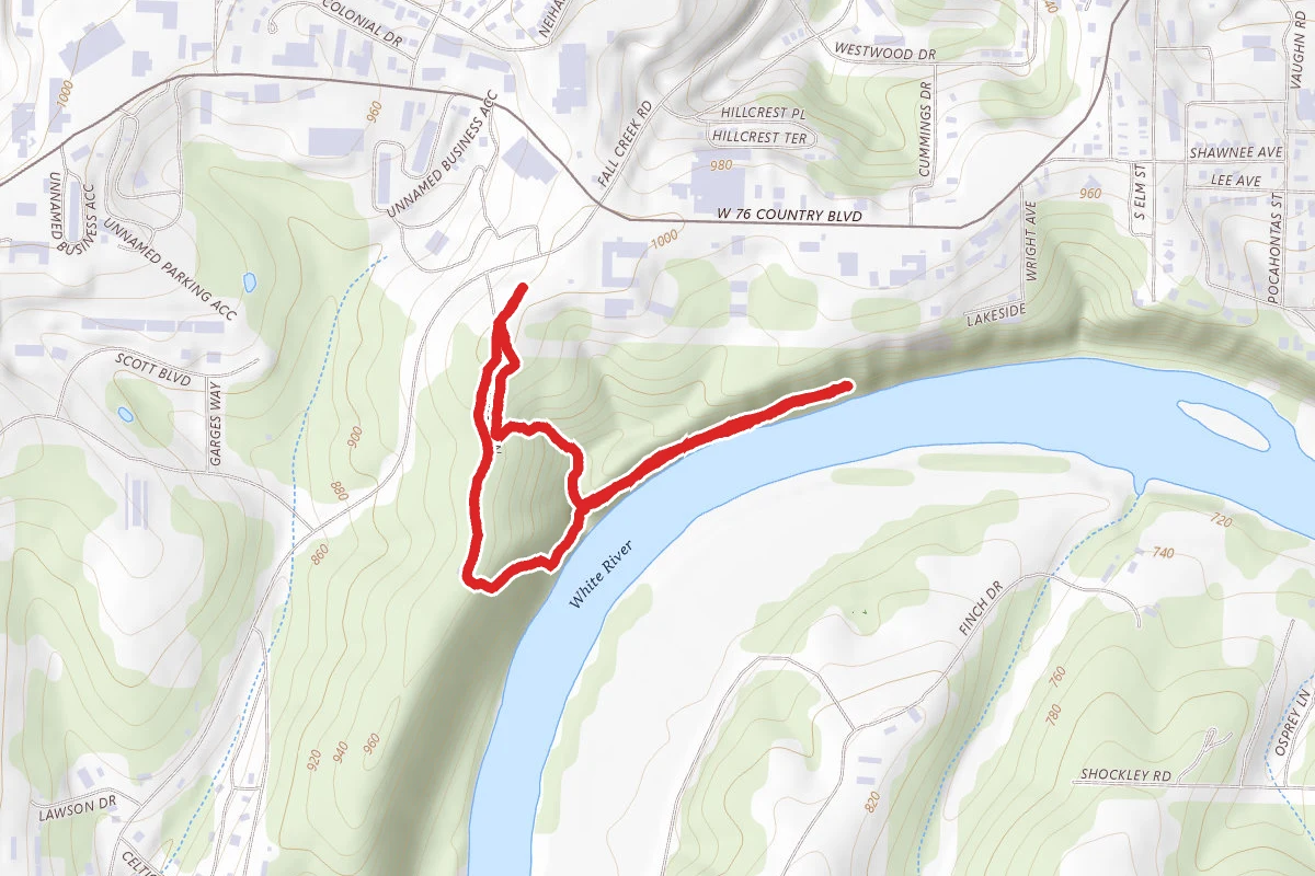 Bluff Trail to Cave