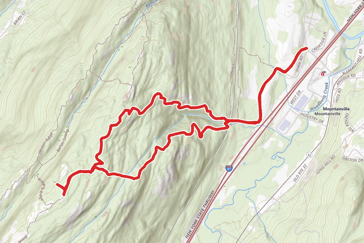 Schunemunk Mountain via Dark Hollow and Sweet Clover Loop