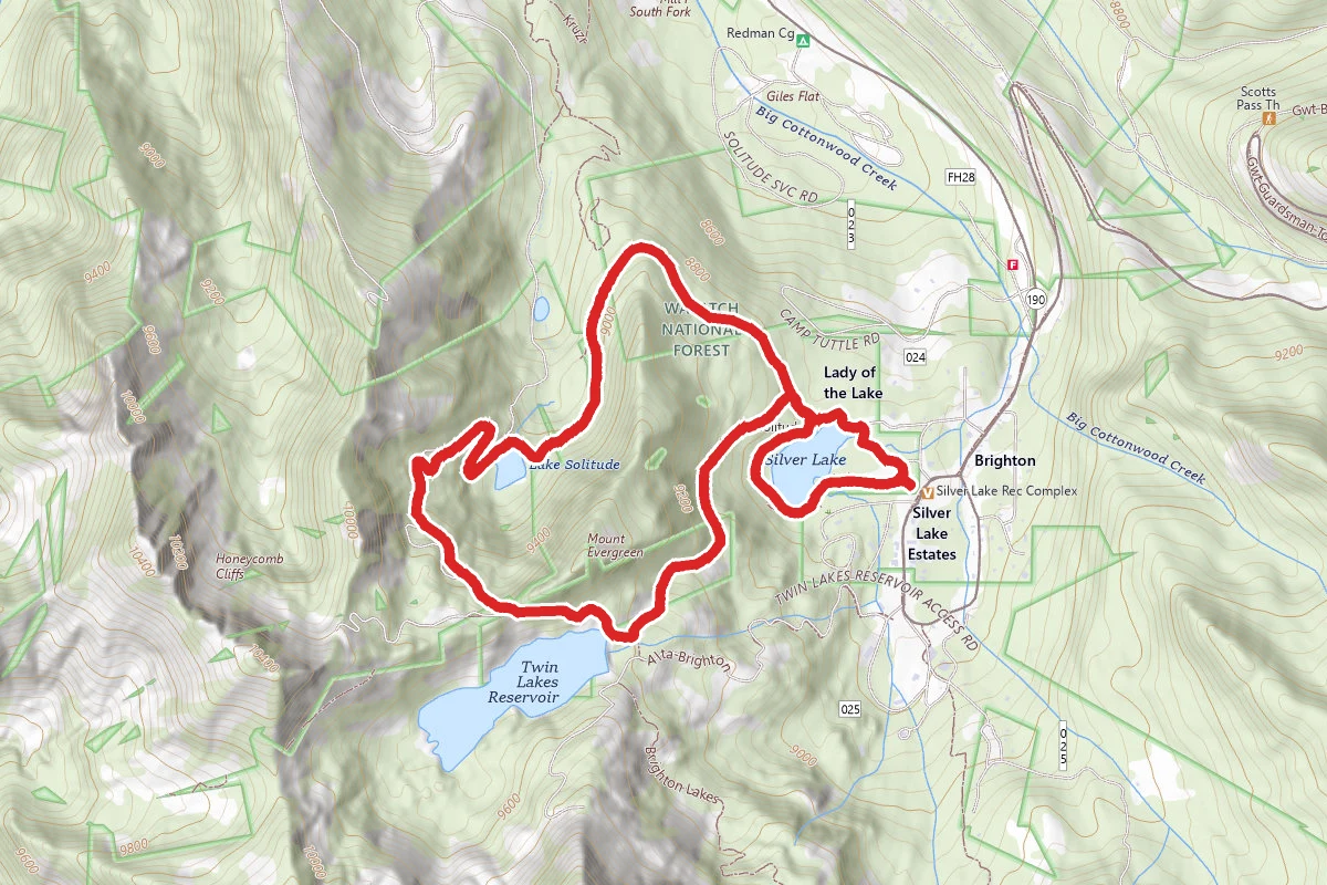 Solitude Lake to Twin Lake Loop