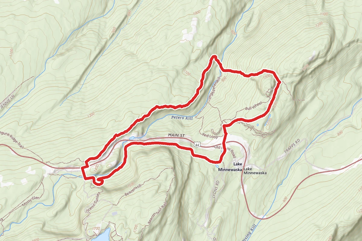 Bull Wheel to High Peter's Kill Trail