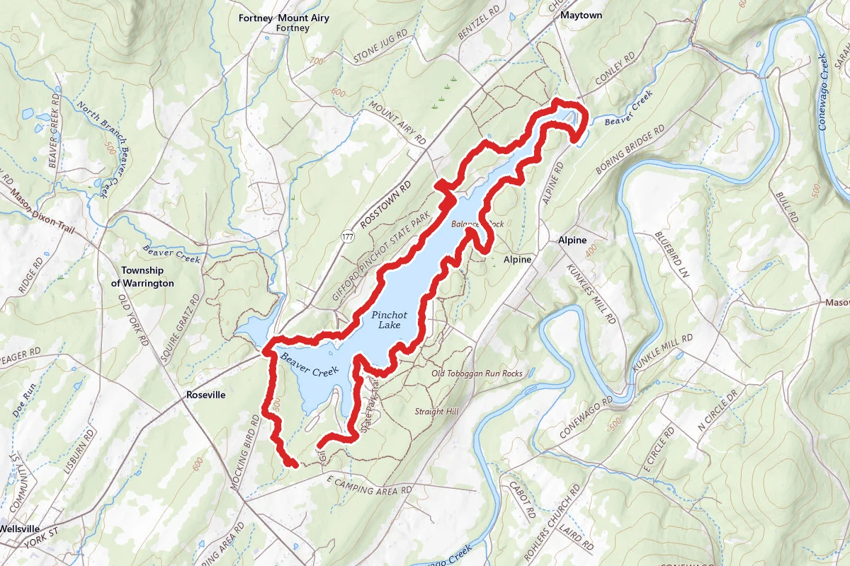 Pinchot Lake Loop