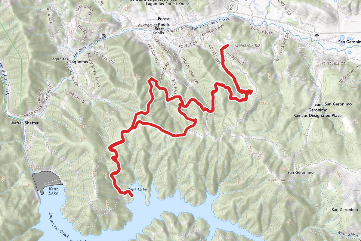 Kent Lake via Candalero Canyon Trail Loop