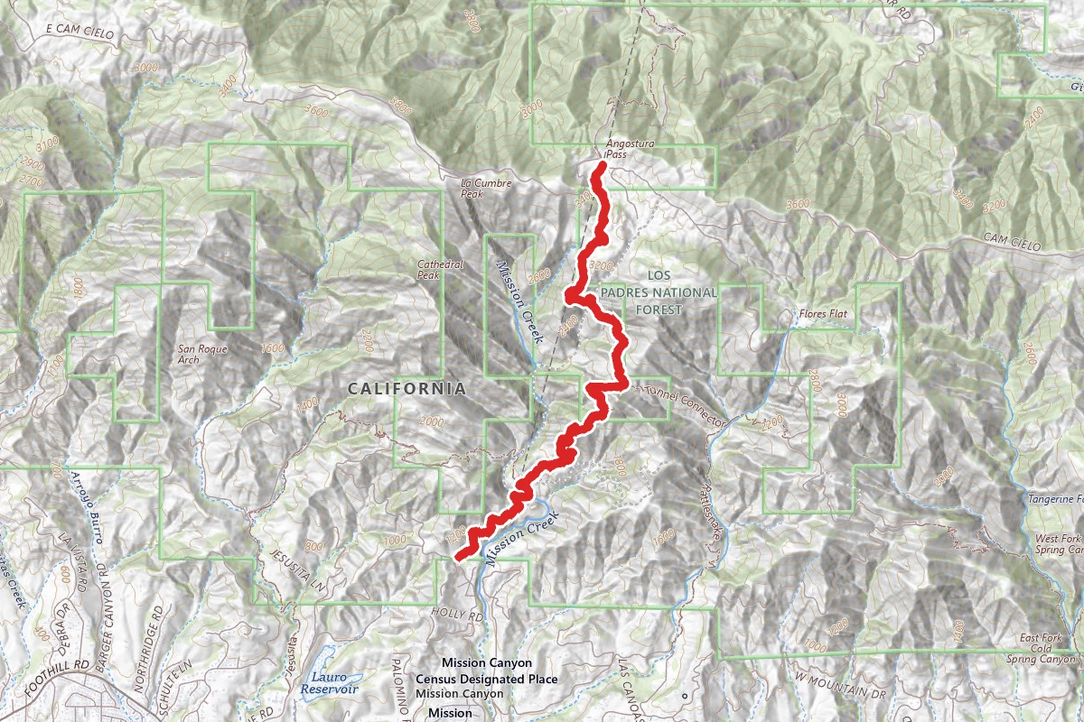 Los Padres Tunnel Trail