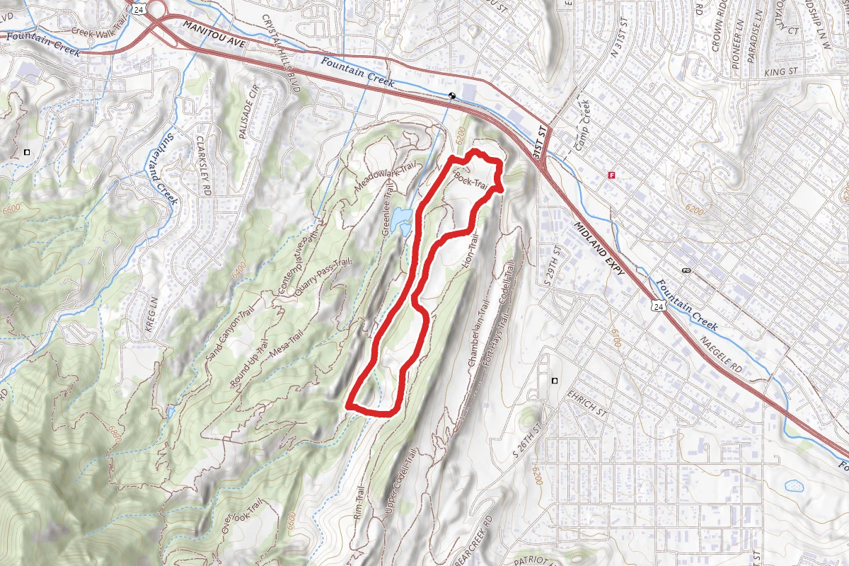 Red Rock Rim Trail to Red Rock Canyon Trail
