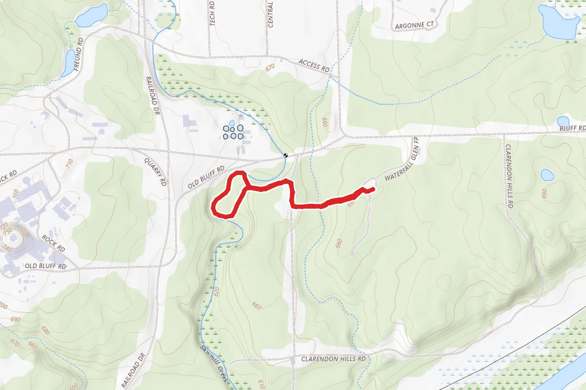 Waterfall Glen Trail Loop
