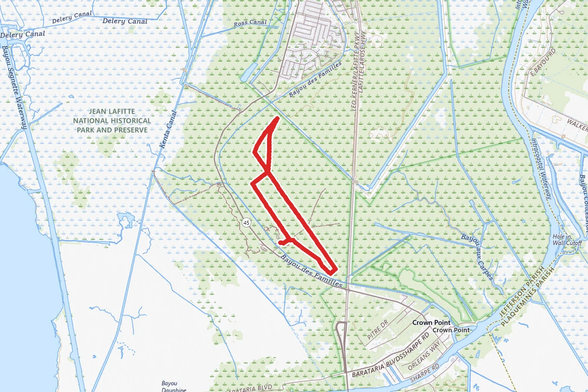 Old Barataria Trail