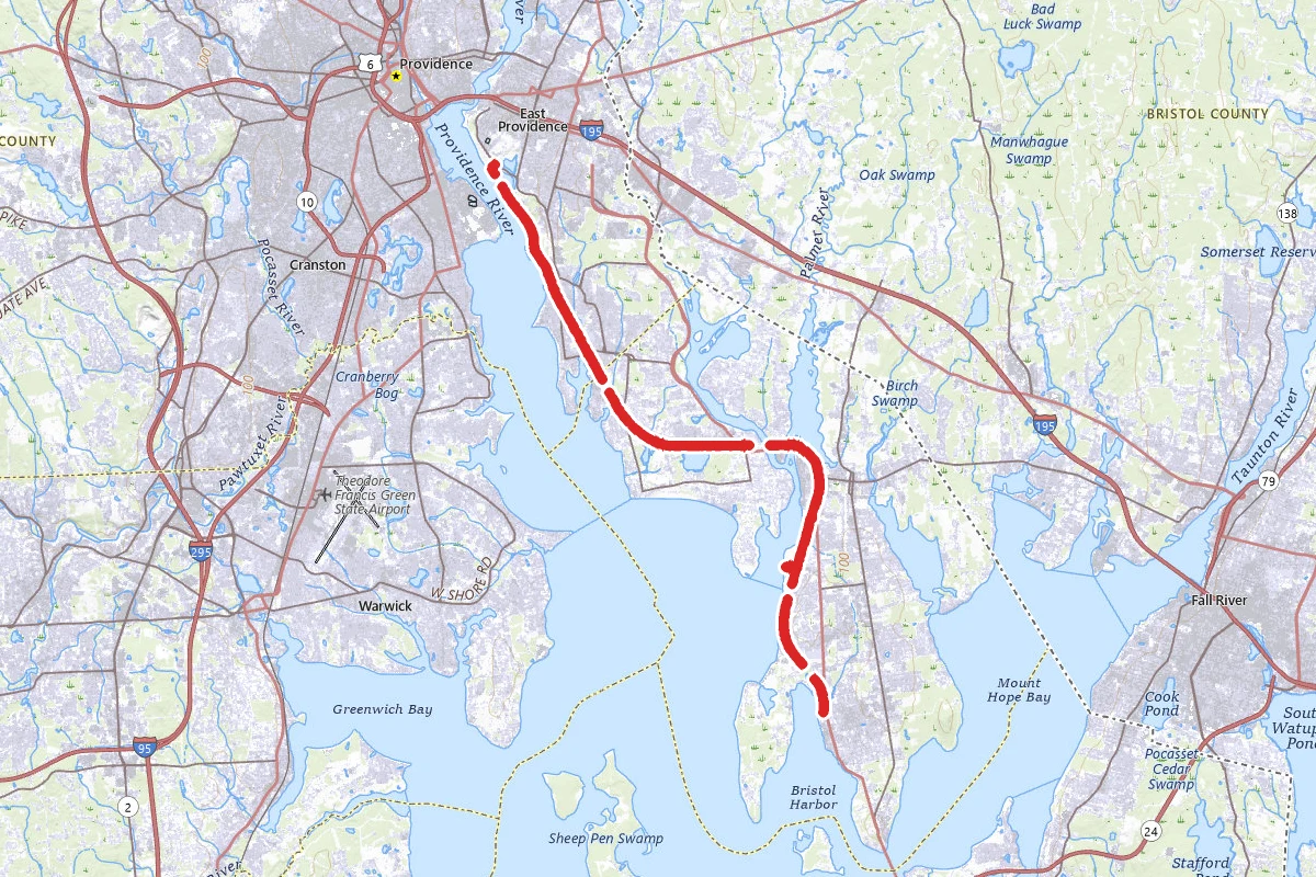 The East Bay Bike Path
