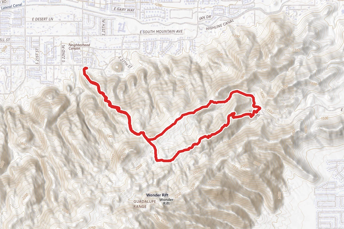 Mormon Loop to National Trail Loop