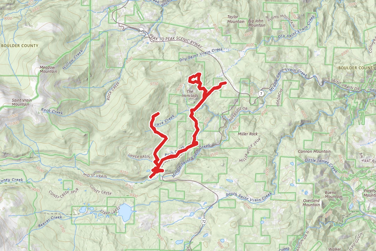 Bunce School Road, Ironclads, and Plane Crash OHV Trails