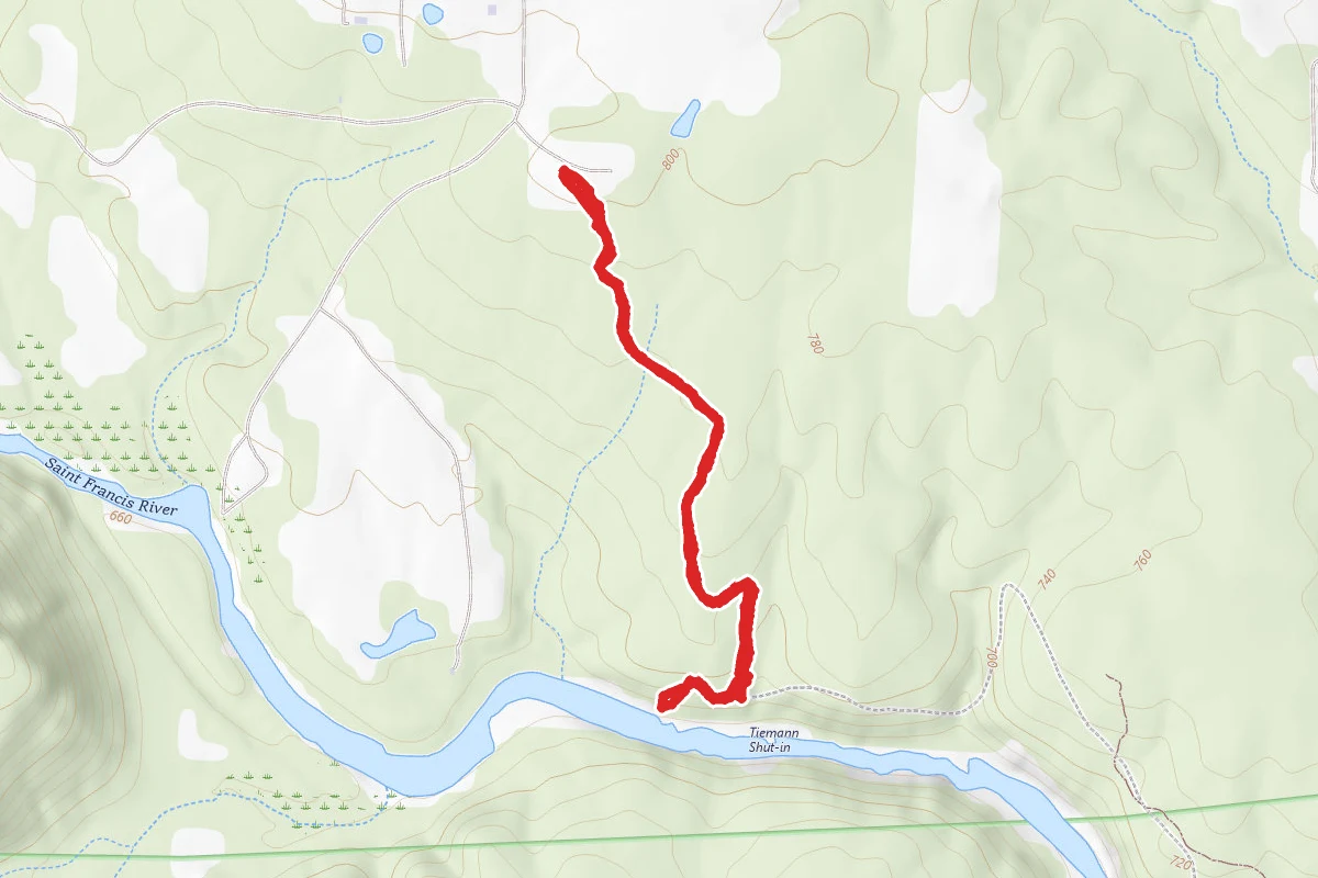 Tiemann Shut-ins Trail