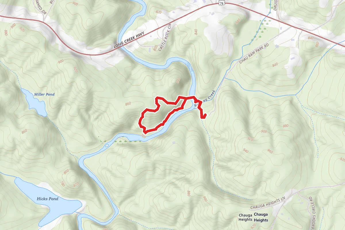 Chau-Ram Falls Trail